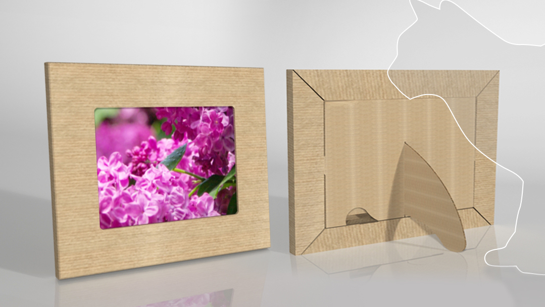 Фоторамка гофрокартон