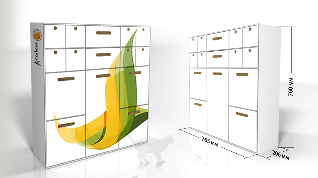 Комод на 15 ящиков