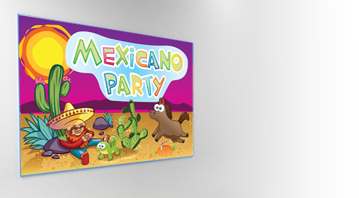 Баннер "Мексиканская вечеринка"