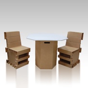 Комплект (стіл і 2 стула) "Ріміні"